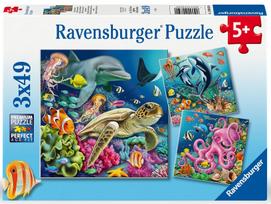 Ravensburger Sea Animals, 3 x 49 det.