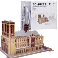 3D dėlionė Notre-Dame katedra ZA5402, 77 det.