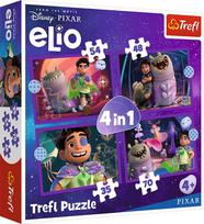 Trefl Disney Elio 4 dėlionių rinkinys