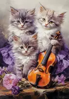 Castorland Musical Kittens 53988, 500 det.