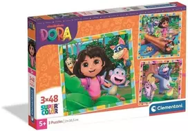 Clementoni Dora 25078, 3 x 48 det.