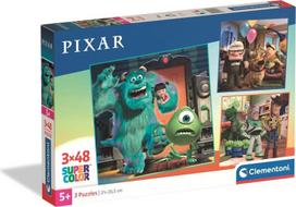 Clementoni Square Disney Pixar 25065, 3 x 48 det.