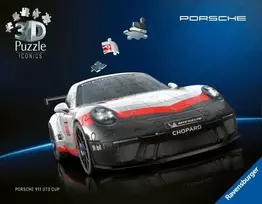 porsche 911 gt3 - Ravensburger 3D dėlionė Iconics Porsche 911 GT3 Cup, 108 det. - 1 nuotrauka
