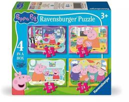 Ravensburger Peppa Pig Family Time 4104, 4in1, 72 det.
