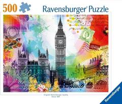 Ravensburger London Postcard 12000309, 500 det.