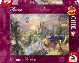 dreame 1000 - Schmidt Spiele Thomas Kinkade Studios: Disney Dreams Collection - Beauty and the Beast, 1000 det. - 1 nuotrauka