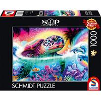 Schmidt Spiele Sheena Pike Neon Turtle, 1000 det.