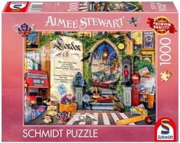 londonas - Schmidt Spiele Aimee Stewart Memories of London, 1000 det. - 1 nuotrauka
