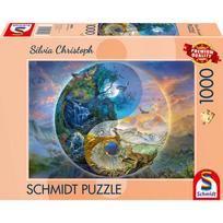 Schmidt Spiele Silva Christoph Yin & Yang Mountain World, 1000 det.
