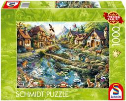 Schmidt Spiele Dörfchen at the edge of the forest, 1000 det.