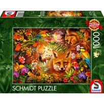 Schmidt Spiele Blossoms, Fur, and Feathers, 1000 det.