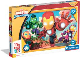 Clementoni Maxi SuperColor Iron Man 23778, 42 x 62 cm, 104 det.