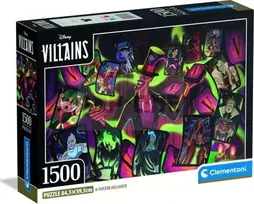 Clementoni Disney Villains 31744, 60 x 85 cm, 1500 det.