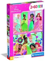 Clementoni Disney Princess 24824, 2 x 60 det.