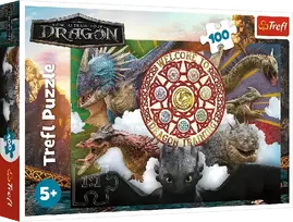 Trefl How to Train Your Dragon Dragons In Action 16524, 100 det.