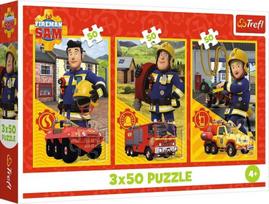 Trefl Fireman Sam Fire Station Crew 34880, 3 x 50 det.