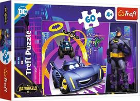 Trefl Batman And His vehicles Warner Batwheels 17400, 22 x 33 cm, 60 det.
