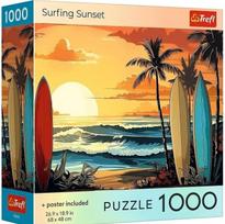 Trefl USA Collection Surfing Sunset, 48 x 68 cm, 1000 det.