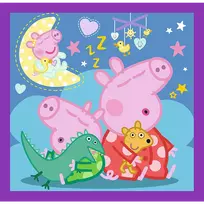 Trefl Peppa Pig 3 dėlionių rinkinys „Kiaulytė Pepa“