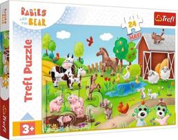Trefl Little Ones And Animals 14372, 24 det.