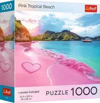 Trefl USA Collection Pink Beach, 1000 det.