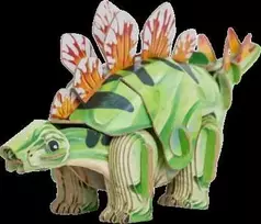 MAKEBUG 3D popierinė dėlionė Stegozauras MB-D-0038