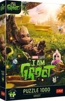 groot - Trefl Marvel I Am Groot 10834, 1000 det. - 1 nuotrauka
