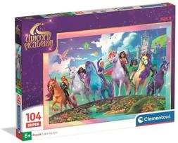 Clementoni Unicorn Academy 25098, 33.5 x 48.5 cm, 104 det.
