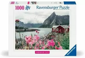 ravensburger puzzle 1000 - Ravensburger Scandinavian Places Lofoten Norway, 50 x 70 cm, 1000 det. - 1 nuotrauka