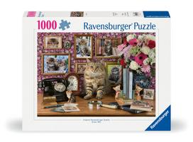 ravensburger puzzle 1000 - Ravensburger My Cute Kitty, 50 x 70 cm, 1000 det. - 1 nuotrauka