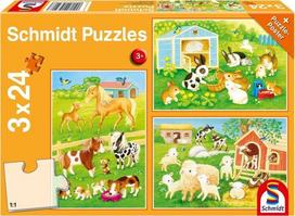 Schmidt Spiele My Farmyard Friends 3in1, 72 det.