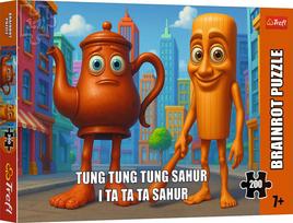 tung tung - Trefl BrainRots Tung Tung Sahur, 200 det. - 1 nuotrauka