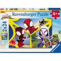 Ravensburger Spidey & His Amazing Friends, 2 x 24 det.