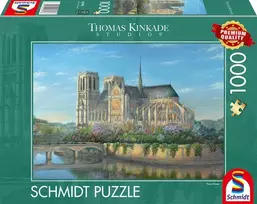 Schmidt Spiele Thomas Kinkade Studios Notre Dame 58796, 1000 det.