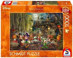 Schmidt Spiele Thomas Kinkade Studios Mickey & Minnie Halloween Fun 58033, 1000 det.