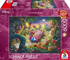 delione 6000 - Schmidt Spiele Thomas Kinkade Studios: Disney Dreams Collection - Alice in Wonderland, Mad Hatter’s Tea Party, 6000 det. - 1 nuotrauka