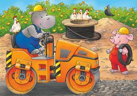 Ravensburger Construction Site Animals 10105717, 2/4/6/8 psl.