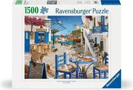 puzzle 1500 - Ravensburger Cats Of Mykonos, 1500 det. (12001450) - 1 nuotrauka