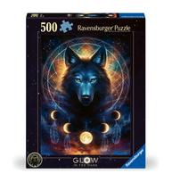 Ravensburger Glow In The Dark Lunar Wolf, 49 x 36 cm, 500 det.