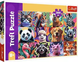 Trefl Funny Animal Portraits 23030, 40 x 60 cm, 300 det.