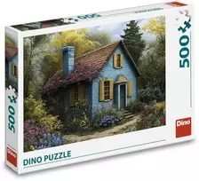 Dino Blue House, 33 x 47 cm, 500 det.