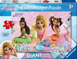 Ravensburger Giant Mermaid Magic, 50 x 70 cm, 24 det.