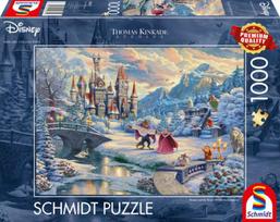 Schmidt Spiele Disney Beauty and the Beast Magical Winter Evening 59671, 1000 det.