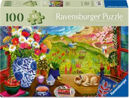 Ravensburger Seaside Window View, 21.8 x 29.5 cm, 100 det.