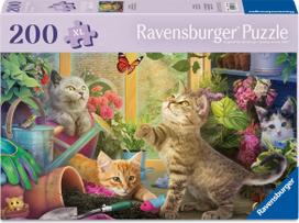 Ravensburger Feel Well & Puzzle Playful Cats, 200 det.