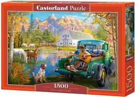 puzzle castorland - Castorland Yellowstone 152322, 47 x 68 cm, 1500 det. - 1 nuotrauka