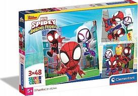 Clementoni Spidey and His Amazing Friend 25294, 3 x 48 det.