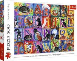 Trefl Cat Alphabet 37527, 500 det.