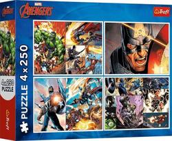 Trefl Marvel Hero Days Avengers 13309, 4 x 250 det.