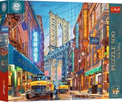 Trefl Tea Time View Of The Manhattan Bridge 37613, 34 x 48 cm, 500 det.